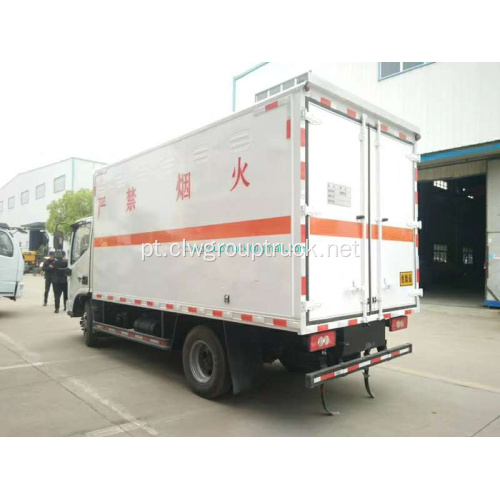 Caminhão de transporte de mercadorias perigosas para equipamentos de jateamento 4x2
